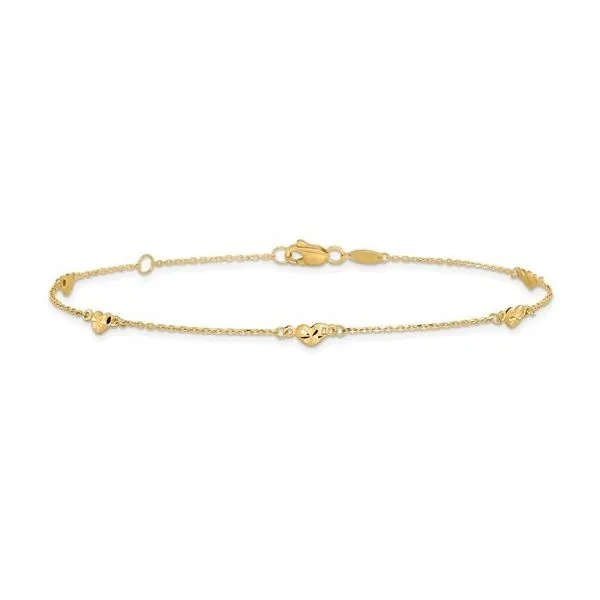 Gold Anklet Image 4 JF Jones Jewelers Rochester, NY