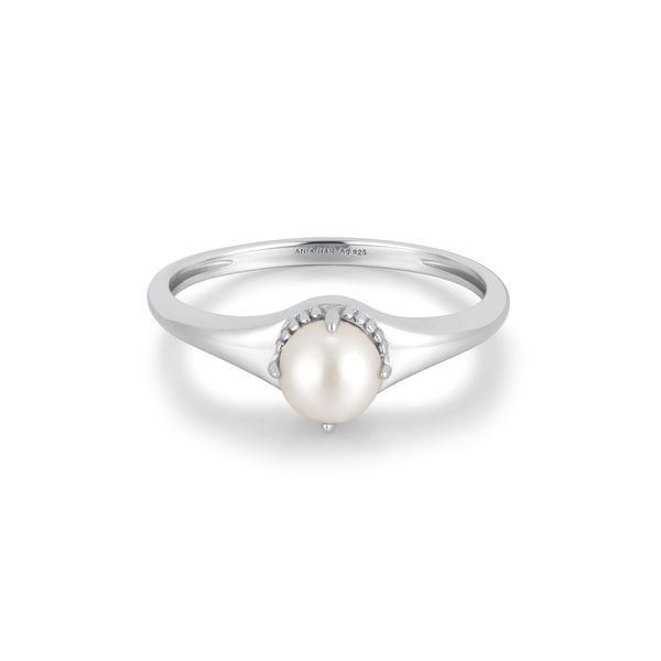 Silver Pearl Ladies Stacking Fashion Ring JF Jones Jewelers Rochester, NY