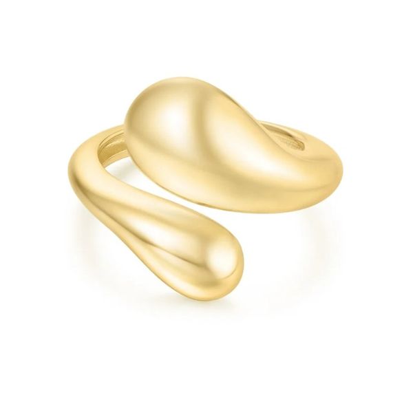 Gold Plated Silver Puffy Ladies Fashion Ring JF Jones Jewelers Webster, NY
