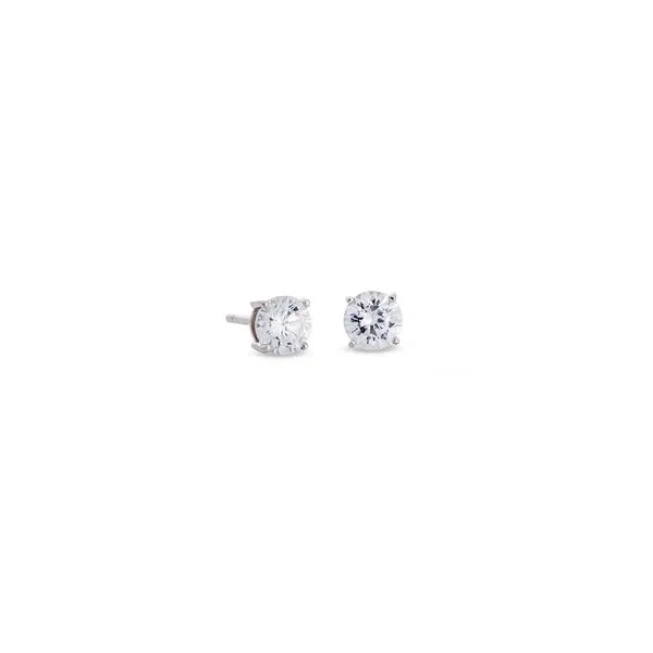 Silver 4mm CZ Stud Earrings JF Jones Jewelers Rochester, NY