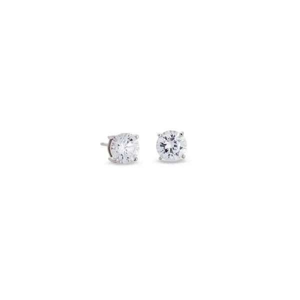 Silver 5mm CZ Stud Earrings JF Jones Jewelers Rochester, NY