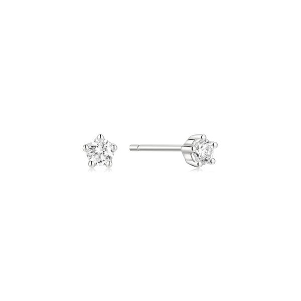 Silver Mini Star Stud Earrings JF Jones Jewelers Webster, NY