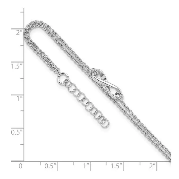 Silver Anklet Image 3 JF Jones Jewelers Rochester, NY