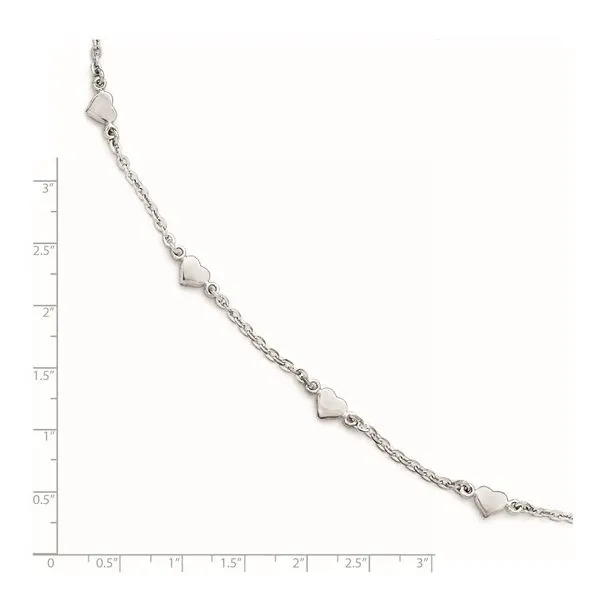 Silver Anklet Image 4 JF Jones Jewelers Rochester, NY