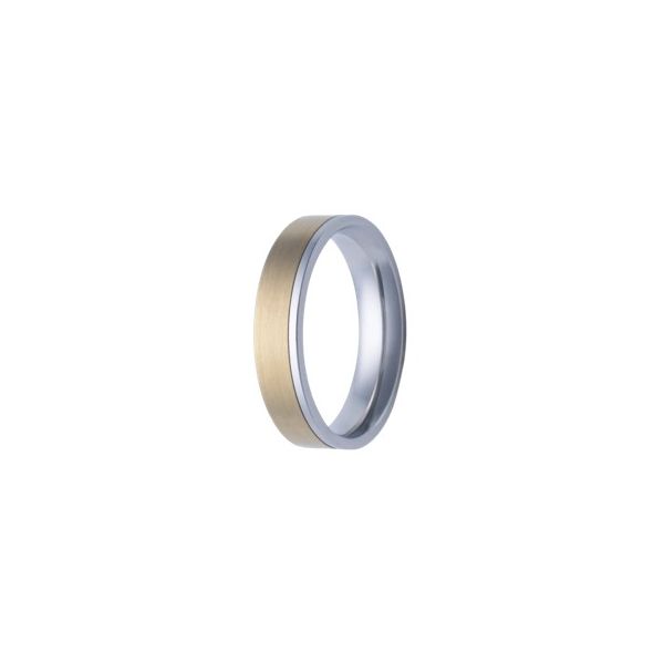 Cobalt 5mm With 4mm 14K Inlay JF Jones Jewelers Webster, NY