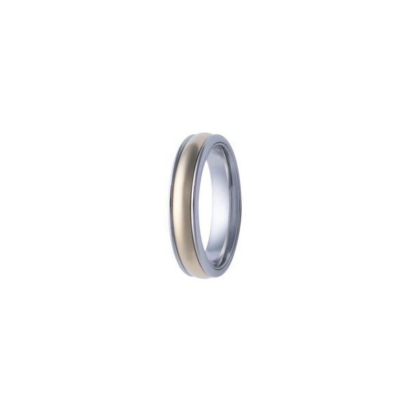 Cobalt 5mm with 3mm 14K Gold Inlay JF Jones Jewelers Webster, NY