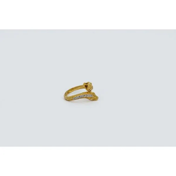 14K Yellow & White Gold Diamond Fashion Ring Image 2 J. Garett Jewelers Wilmington, NC