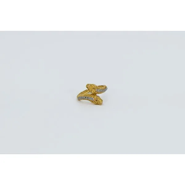 14K Yellow & White Gold Diamond Fashion Ring J. Garett Jewelers Wilmington, NC