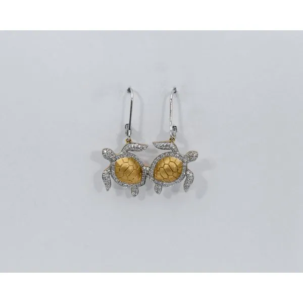 14K Yellow & White Gold Fashion Earrings J. Garett Jewelers Wilmington, NC