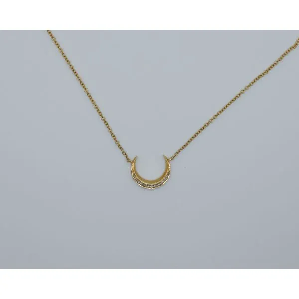 14K Yellow Gold Diamond Fashion Pendant J. Garett Jewelers Wilmington, NC