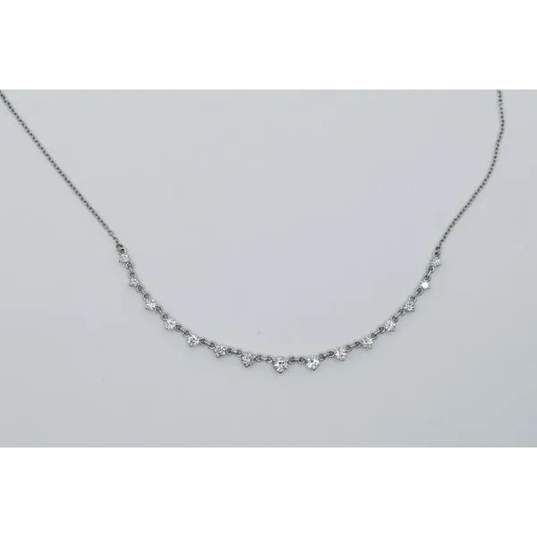 14K White Gold Diamond Necklace J. Garett Jewelers Wilmington, NC