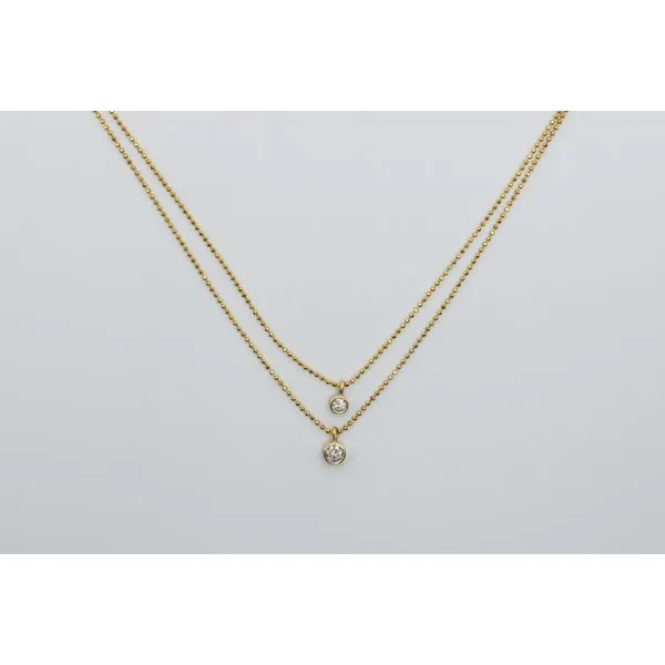 14K Yellow Gold Diamond Pendant J. Garett Jewelers Wilmington, NC