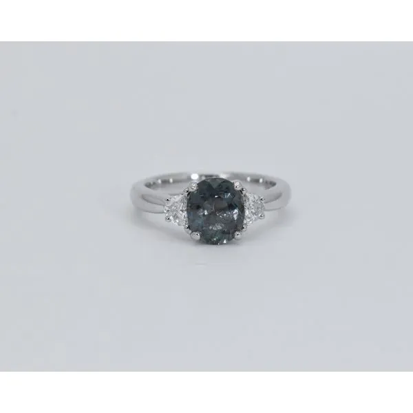 Platinum Alexandrite & Diamond Ring J. Garett Jewelers Wilmington, NC