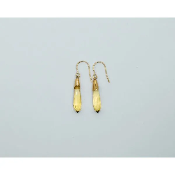 14K Yellow Gold Citrine Earrings J. Garett Jewelers Wilmington, NC