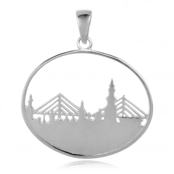 Southern Gates Sterling Silver Pendant J. Garett Jewelers Wilmington, NC