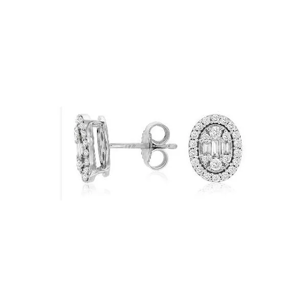 Diamond Earrings JH Faske Jewelers Brenham, TX