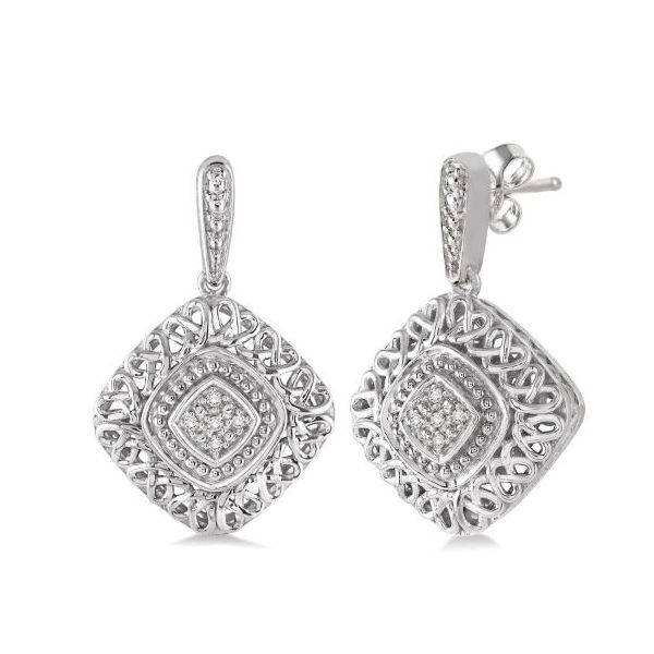 Diamond Earrings JH Faske Jewelers Brenham, TX