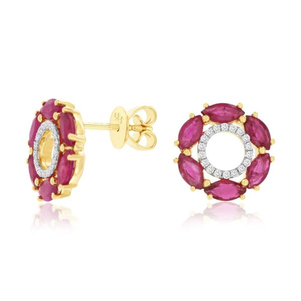 Colored Stone Earrings JH Faske Jewelers Brenham, TX