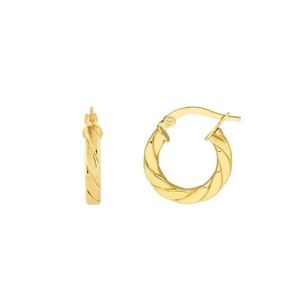 Gold Earrings JH Faske Jewelers Brenham, TX