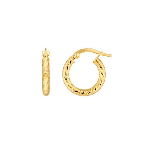 Gold Earrings JH Faske Jewelers Brenham, TX