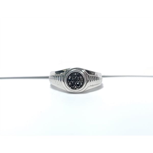 Sterling Silver  .27tw Black Diamond Fashion Ring J. Howard Jewelers Bedford, IN