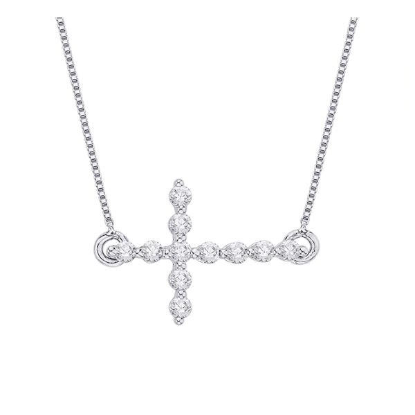 Diamond Cross Necklace J. Howard Jewelers Bedford, IN