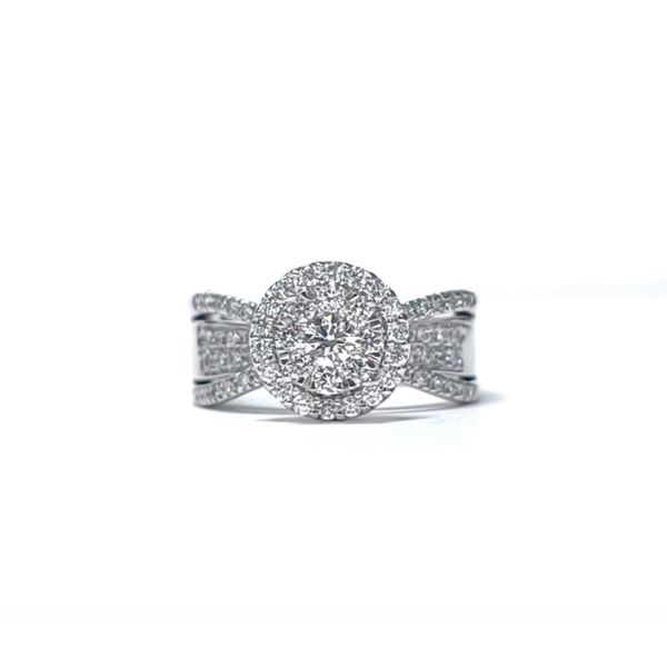 14kt White Gold 1ct Diamond Engagement Ring J. Howard Jewelers Bedford, IN