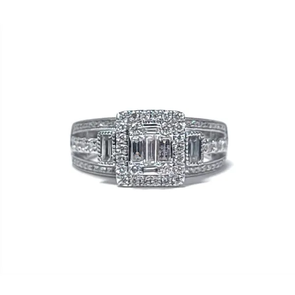 14kt White Gold One Carat Diamond Ring J. Howard Jewelers Bedford, IN