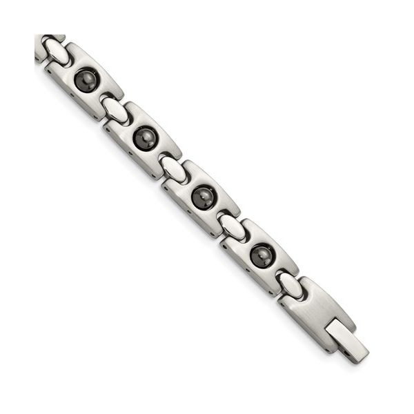 Gent's Stainless Steel Magnetic Bracelet J. Howard Jewelers Bedford, IN