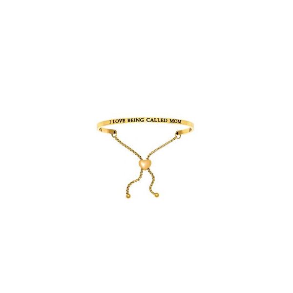"I Love Being Called Mom" Yellow tone Intuitions Bracelet J. Howard Jewelers Bedford, IN