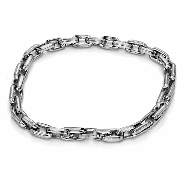 Gents Stainless Steel Link Bracelet J. Howard Jewelers Bedford, IN