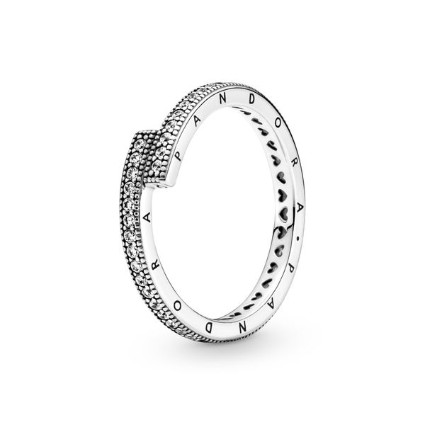 PANDORA Sparkling Overlapping Ring J. Howard Jewelers Bedford, IN