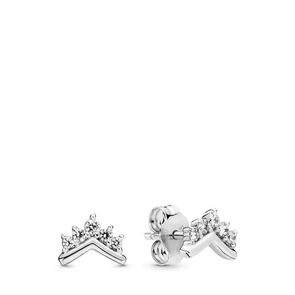 Pandora Tiara wishbone Stud earrings  J. Howard Jewelers Bedford, IN