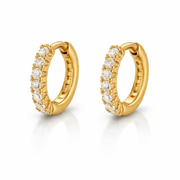 Lab Diamond Hoops J. Howard Jewelers Bedford, IN