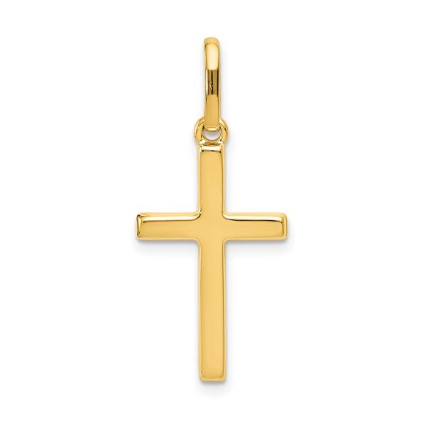 14kt Yellow Gold Cross Pendant J. Howard Jewelers Bedford, IN