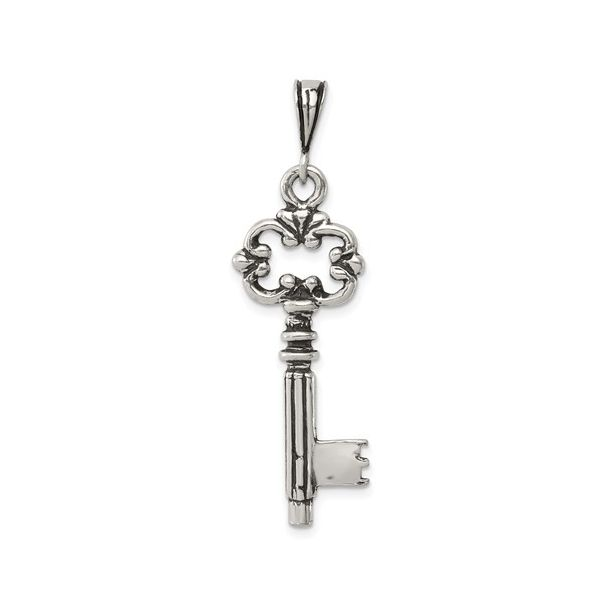 Sterling Silver Key Pendant J. Howard Jewelers Bedford, IN