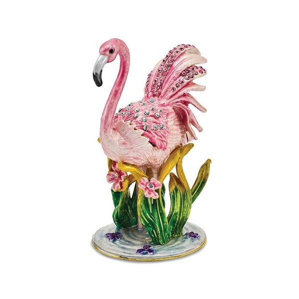 Flamingo Trinket Box J. Howard Jewelers Bedford, IN