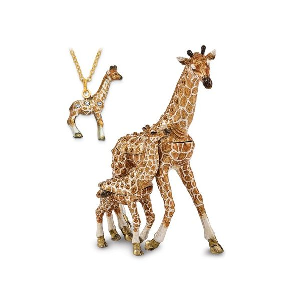 Swarovski Crystal Giraffe Baby Trinket Box J. Howard Jewelers Bedford, IN