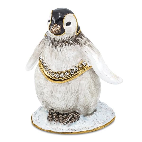Penguin Swarovski Crystal Trinket Box J. Howard Jewelers Bedford, IN