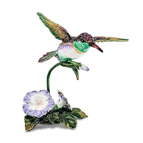 Hummingbird Swarovski Crystal Trinket Box J. Howard Jewelers Bedford, IN