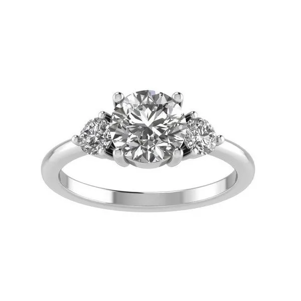 Round Engagement Ring Jim Kryshak Jewelers Wausau, WI