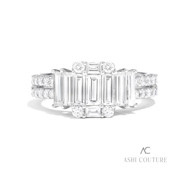 Cluster Engagement Ring Jim Kryshak Jewelers Wausau, WI