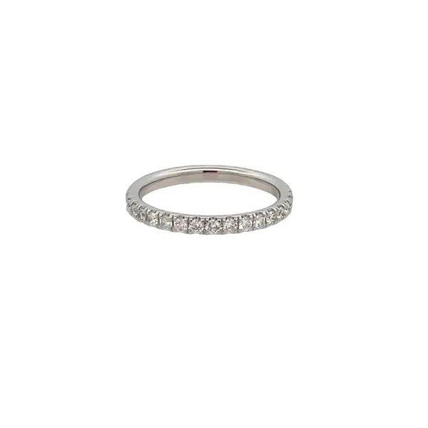 14K White Gold Prong Set Diamond Wedding Band Jim Kryshak Jewelers Wausau, WI