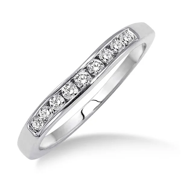 14K White Gold Diamond Wedding Band Jim Kryshak Jewelers Wausau, WI