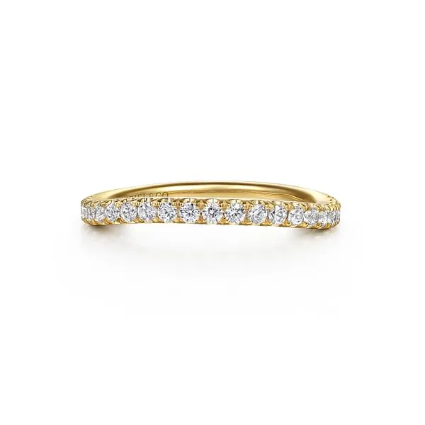 14K Yellow Gold Diamond Wedding Band Jim Kryshak Jewelers Wausau, WI