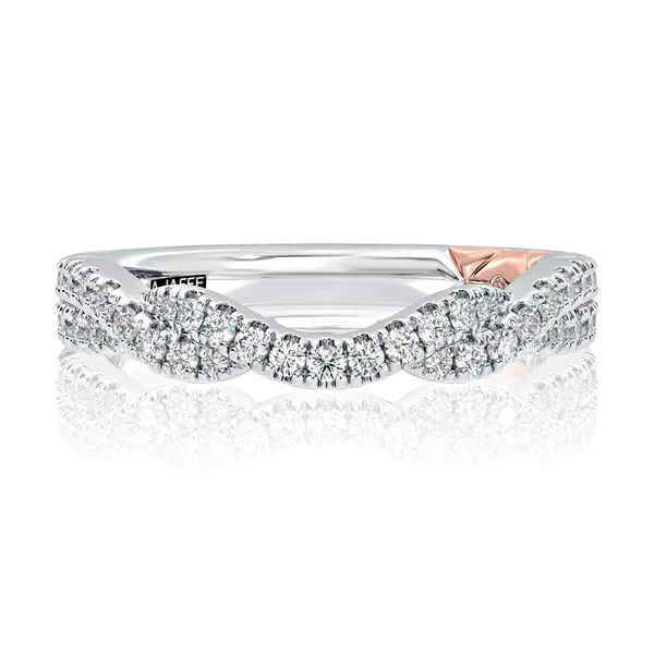 Diamond Twist Anniversary Ring Image 2 Jim Kryshak Jewelers Wausau, WI
