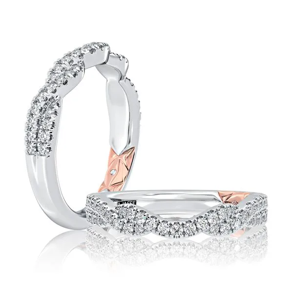 Diamond Twist Anniversary Ring Jim Kryshak Jewelers Wausau, WI