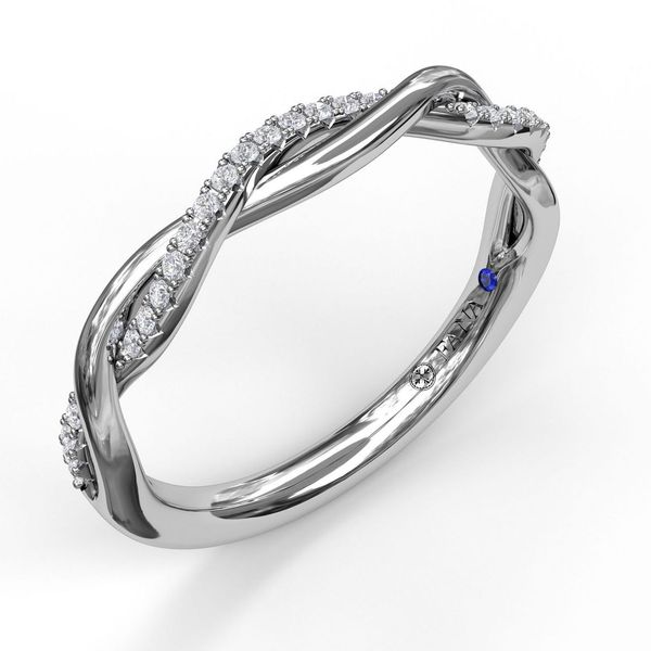 Diamond Twist Anniversary Ring Jim Kryshak Jewelers Wausau, WI