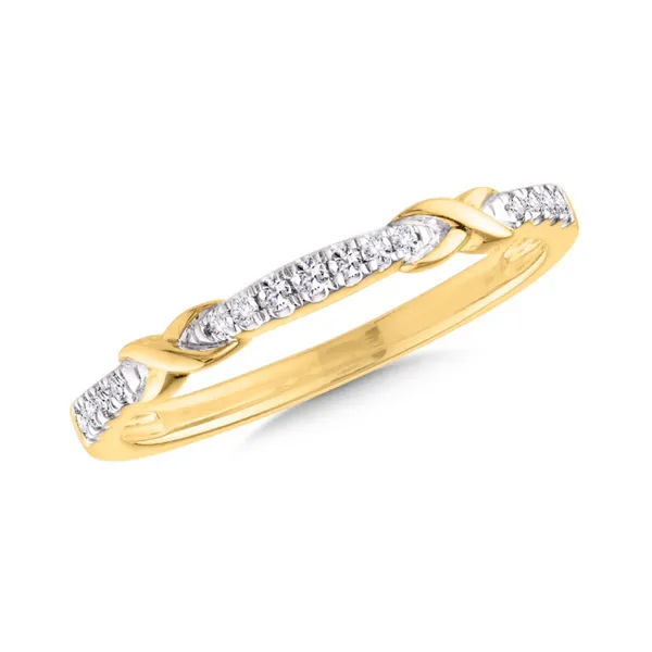 10K Yellow Gold Stackable Diamond Fashion Ring Jim Kryshak Jewelers Wausau, WI