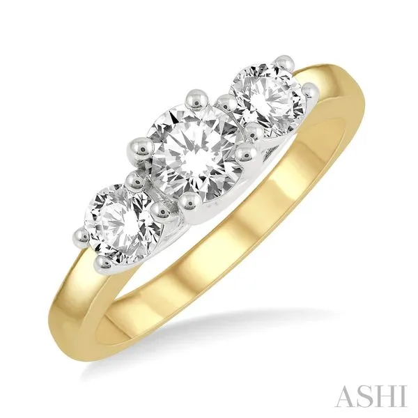 Round 3 Stone Engagement Ring Jim Kryshak Jewelers Wausau, WI